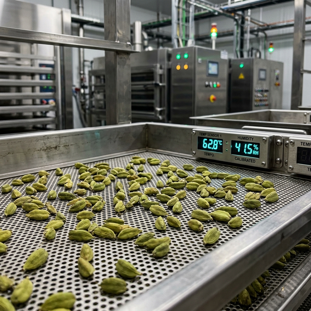 Cardamom Curing Science