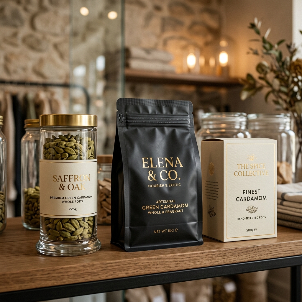 Diverse Private Label Cardamom Packaging Collection